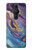 W3676 Colorful Abstract Marble Stone Hülle Schutzhülle Taschen und Leder Flip für Sony Xperia Pro-I