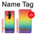 W3698 LGBT Gradient Pride Flag Hülle Schutzhülle Taschen und Leder Flip für Sony Xperia Pro-I