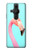 W3708 Pink Flamingo Hülle Schutzhülle Taschen und Leder Flip für Sony Xperia Pro-I