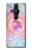 W3709 Pink Galaxy Hülle Schutzhülle Taschen und Leder Flip für Sony Xperia Pro-I