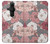W3716 Rose Floral Pattern Hülle Schutzhülle Taschen und Leder Flip für Sony Xperia Pro-I