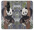 W3793 Cute Baby Panda Snow Painting Hülle Schutzhülle Taschen und Leder Flip für Sony Xperia Pro-I