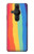 W3799 Cute Vertical Watercolor Rainbow Hülle Schutzhülle Taschen und Leder Flip für Sony Xperia Pro-I