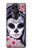 W3821 Sugar Skull Steam Punk Girl Gothic Hülle Schutzhülle Taschen und Leder Flip für Sony Xperia Pro-I