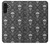 W2371 Skull Vintage Monochrome Pattern Hülle Schutzhülle Taschen und Leder Flip für Samsung Galaxy A13 4G