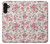 W3095 Vintage Rose Pattern Hülle Schutzhülle Taschen und Leder Flip für Samsung Galaxy A13 4G