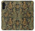 W3661 William Morris Forest Velvet Hülle Schutzhülle Taschen und Leder Flip für Samsung Galaxy A13 4G