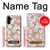 W3688 Floral Flower Art Pattern Hülle Schutzhülle Taschen und Leder Flip für Samsung Galaxy A13 4G