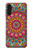 W3694 Hippie Art Pattern Hülle Schutzhülle Taschen und Leder Flip für Samsung Galaxy A13 4G