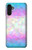 W3747 Trans Flag Polygon Hülle Schutzhülle Taschen und Leder Flip für Samsung Galaxy A13 4G