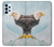 W3843 Bald Eagle On Ice Hülle Schutzhülle Taschen und Leder Flip für Samsung Galaxy A23