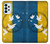 W3857 Peace Dove Ukraine Flag Hülle Schutzhülle Taschen und Leder Flip für Samsung Galaxy A23