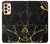 W2896 Gold Marble Graphic Printed Hülle Schutzhülle Taschen und Leder Flip für Samsung Galaxy A33 5G