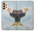 W3843 Bald Eagle On Ice Hülle Schutzhülle Taschen und Leder Flip für Samsung Galaxy A33 5G