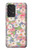 W3688 Floral Flower Art Pattern Hülle Schutzhülle Taschen und Leder Flip für Samsung Galaxy A53 5G