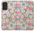 W3688 Floral Flower Art Pattern Hülle Schutzhülle Taschen und Leder Flip für Samsung Galaxy A53 5G