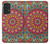 W3694 Hippie Art Pattern Hülle Schutzhülle Taschen und Leder Flip für Samsung Galaxy A53 5G