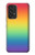 W3698 LGBT Gradient Pride Flag Hülle Schutzhülle Taschen und Leder Flip für Samsung Galaxy A53 5G