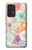 W3705 Pastel Floral Flower Hülle Schutzhülle Taschen und Leder Flip für Samsung Galaxy A53 5G