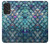 W3809 Mermaid Fish Scale Hülle Schutzhülle Taschen und Leder Flip für Samsung Galaxy A53 5G