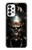 W1027 Hardcore Metal Skull Hülle Schutzhülle Taschen und Leder Flip für Samsung Galaxy A73 5G