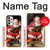 W1417 Santa Claus Merry Xmas Hülle Schutzhülle Taschen und Leder Flip für Samsung Galaxy A73 5G