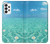 W3720 Summer Ocean Beach Hülle Schutzhülle Taschen und Leder Flip für Samsung Galaxy A73 5G