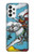 W3731 Tarot Card Knight of Swords Hülle Schutzhülle Taschen und Leder Flip für Samsung Galaxy A73 5G