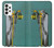 W3741 Tarot Card The Hermit Hülle Schutzhülle Taschen und Leder Flip für Samsung Galaxy A73 5G