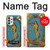 W3746 Tarot Card The World Hülle Schutzhülle Taschen und Leder Flip für Samsung Galaxy A73 5G