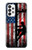 W3803 Electrician Lineman American Flag Hülle Schutzhülle Taschen und Leder Flip für Samsung Galaxy A73 5G