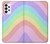 W3810 Pastel Unicorn Summer Wave Hülle Schutzhülle Taschen und Leder Flip für Samsung Galaxy A73 5G