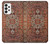 W3813 Persian Carpet Rug Pattern Hülle Schutzhülle Taschen und Leder Flip für Samsung Galaxy A73 5G