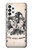 W3818 Vintage Playing Card Hülle Schutzhülle Taschen und Leder Flip für Samsung Galaxy A73 5G