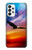 W3841 Bald Eagle Flying Colorful Sky Hülle Schutzhülle Taschen und Leder Flip für Samsung Galaxy A73 5G