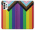 W3846 Pride Flag LGBT Hülle Schutzhülle Taschen und Leder Flip für Samsung Galaxy A73 5G