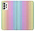 W3849 Colorful Vertical Colors Hülle Schutzhülle Taschen und Leder Flip für Samsung Galaxy A73 5G