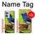 W3839 Bluebird of Happiness Blue Bird Hülle Schutzhülle Taschen und Leder Flip für OnePlus Nord CE 2 5G