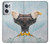 W3843 Bald Eagle On Ice Hülle Schutzhülle Taschen und Leder Flip für OnePlus Nord CE 2 5G