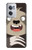W3855 Sloth Face Cartoon Hülle Schutzhülle Taschen und Leder Flip für OnePlus Nord CE 2 5G