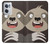 W3855 Sloth Face Cartoon Hülle Schutzhülle Taschen und Leder Flip für OnePlus Nord CE 2 5G