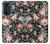 W2727 Vintage Rose Pattern Hülle Schutzhülle Taschen und Leder Flip für Motorola Edge 30 Pro