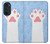 W3618 Cat Paw Hülle Schutzhülle Taschen und Leder Flip für Motorola Edge 30 Pro