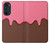 W3754 Strawberry Ice Cream Cone Hülle Schutzhülle Taschen und Leder Flip für Motorola Edge 30 Pro