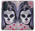 W3821 Sugar Skull Steam Punk Girl Gothic Hülle Schutzhülle Taschen und Leder Flip für Motorola Edge 30 Pro