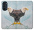 W3843 Bald Eagle On Ice Hülle Schutzhülle Taschen und Leder Flip für Motorola Edge 30 Pro