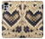 W3417 Diamond Rattle Snake Graphic Print Hülle Schutzhülle Taschen und Leder Flip für Motorola Moto G22