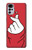 W3701 Mini Heart Love Sign Hülle Schutzhülle Taschen und Leder Flip für Motorola Moto G22