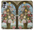 W3749 Vase of Flowers Hülle Schutzhülle Taschen und Leder Flip für Motorola Moto G22