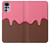 W3754 Strawberry Ice Cream Cone Hülle Schutzhülle Taschen und Leder Flip für Motorola Moto G22